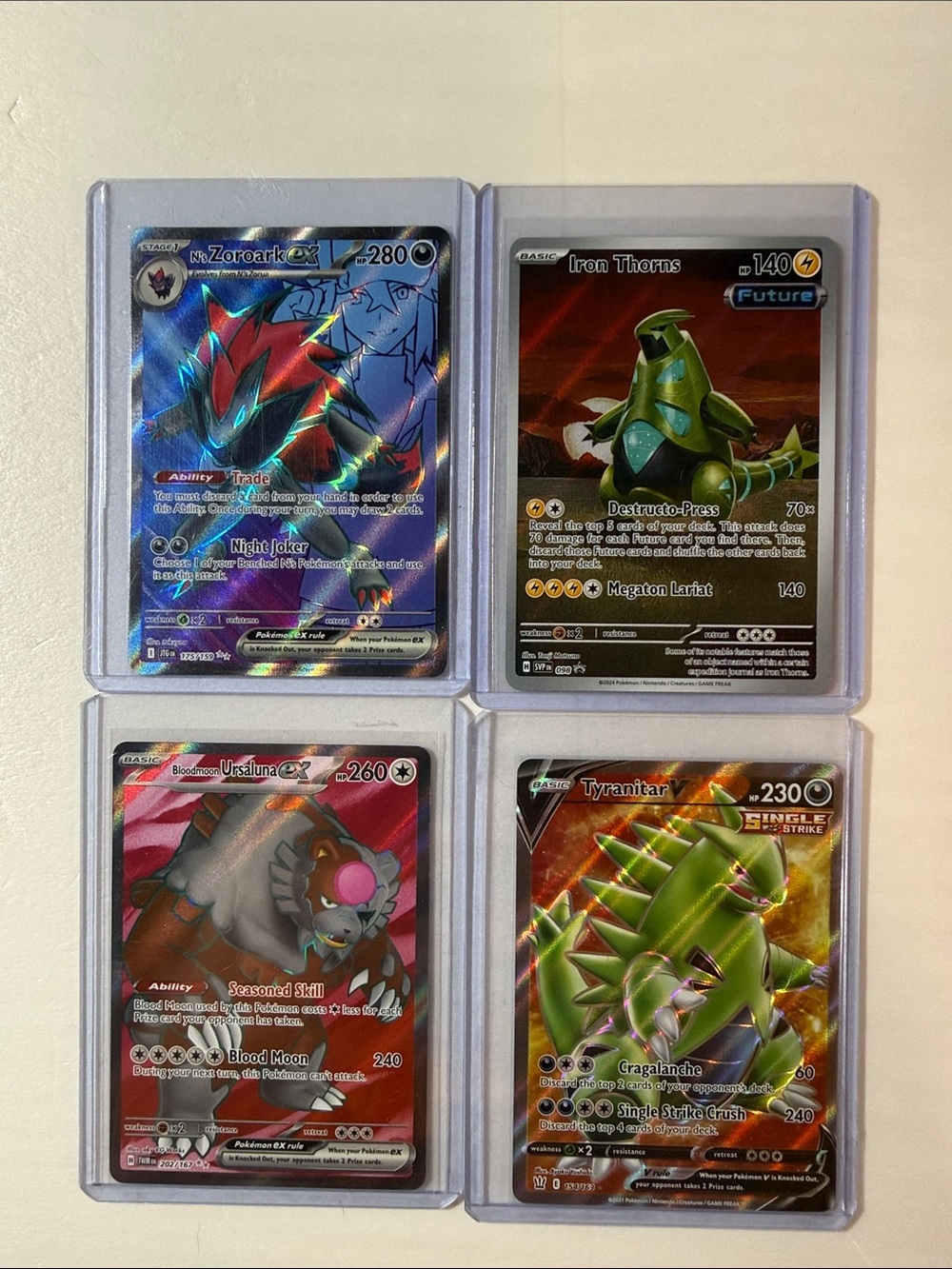 Pokemon Trading Cards - Multicolor (Green, Red, Blue, Black)